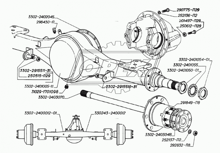 3302-2915511-31 Кронштейн амортизатора нижний левый Газель Бизнес,Некст ГАЗ